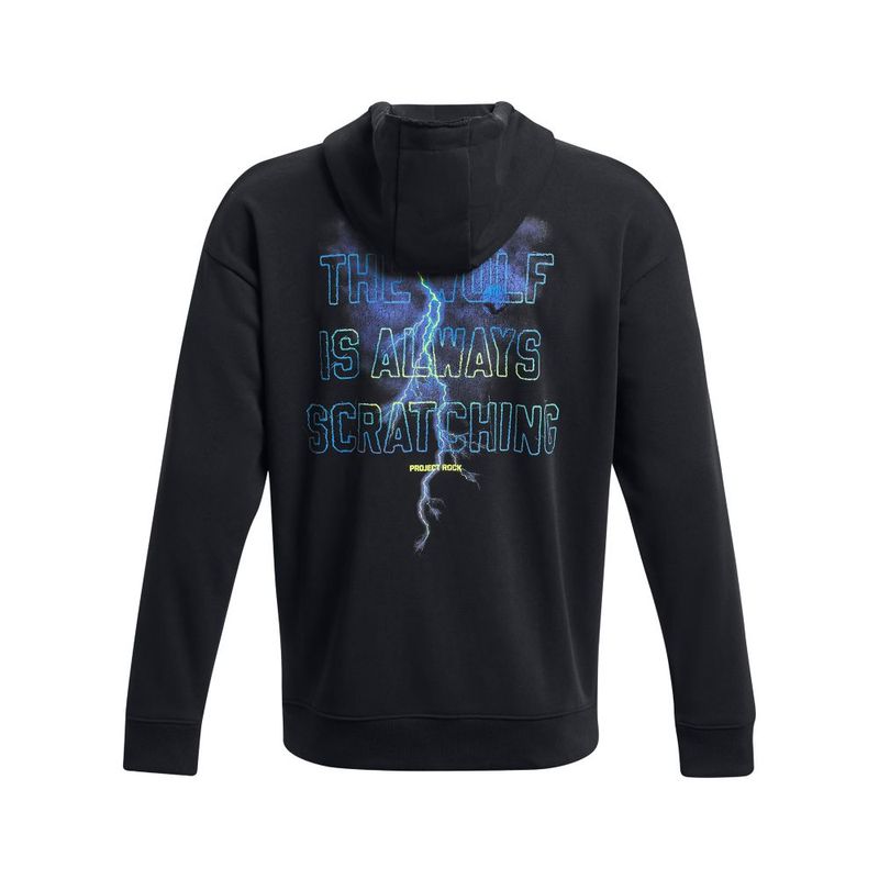 Hoodie-under-armour-para-hombre-Pjt-Rock-Hwt-Terry-Hd-para-entrenamiento-color-negro.-Reverso-Sin-Modelo