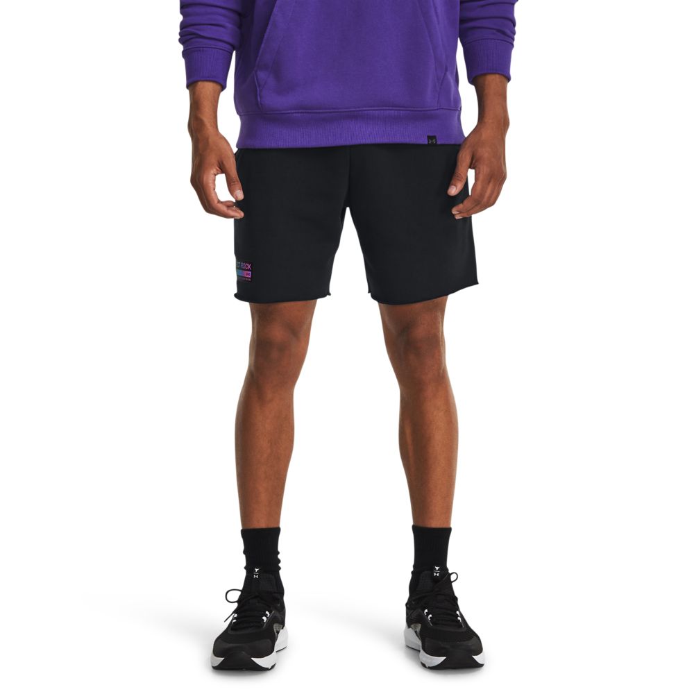 UA Rock Hwt Terry Shorts Pantaloneta negro de hombre para entrenamiento  Referencia : 1380160-001 - prochampions