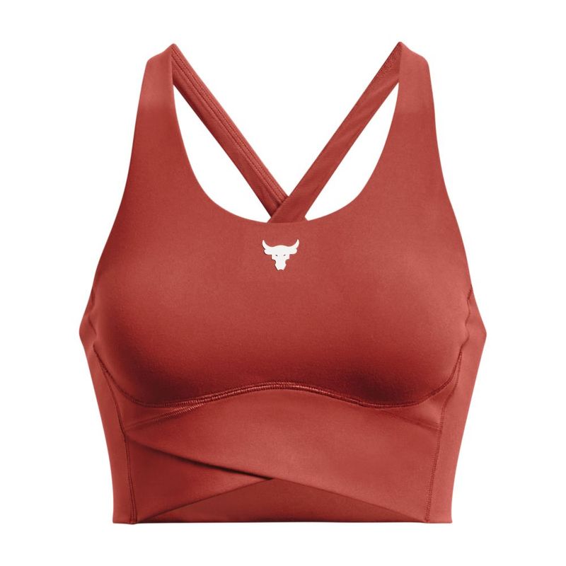 Top-under-armour-para-mujer-Pjt-Rck-Letsgo-Crssover-Top-para-entrenamiento-color-naranja.-Frente-Sin-Modelo
