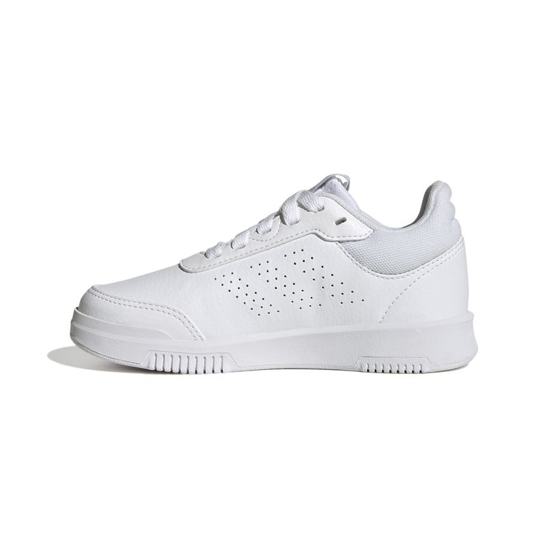 Tenis-adidas-para-niño-Tensaur-Sport-2.0-K-para-correr-color-blanco.-Lateral-Interna-Izquierda