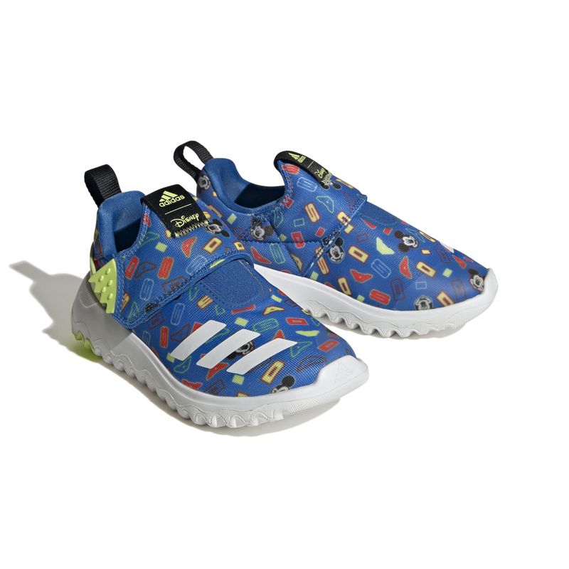 Tenis-adidas-para-niño-Suru365-Mickey-C-para-moda-color-azul.-Par-Alineados