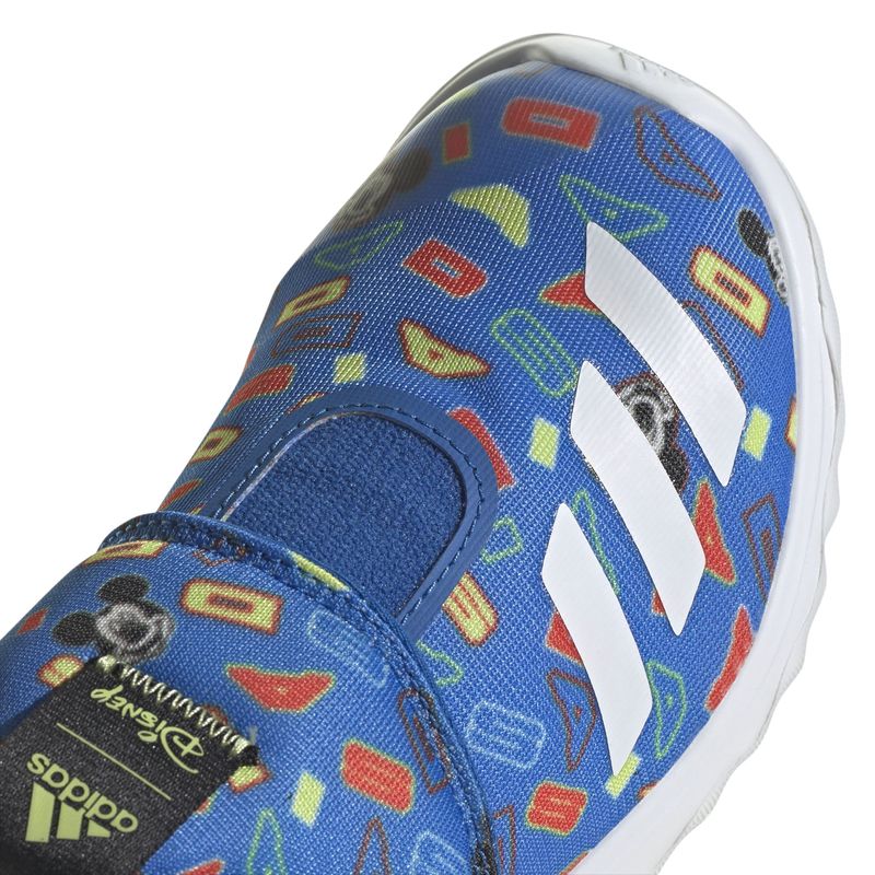 Tenis-adidas-para-niño-Suru365-Mickey-C-para-moda-color-azul.-Detalle-2