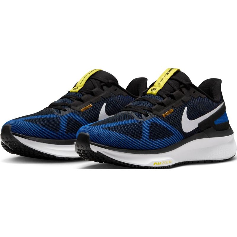 Tenis-nike-para-hombre-Nike-Air-Zoom-Structure-25-para-correr-color-negro.-Par-Alineados