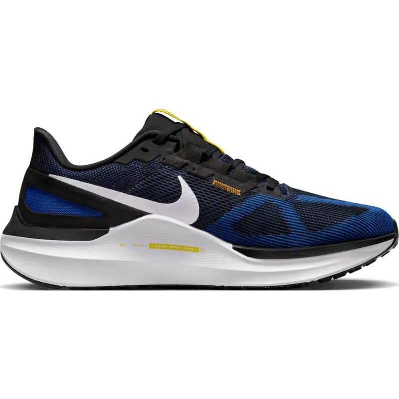 Tenis-nike-para-hombre-Nike-Air-Zoom-Structure-25-para-correr-color-negro.-Lateral-Interna-Izquierda
