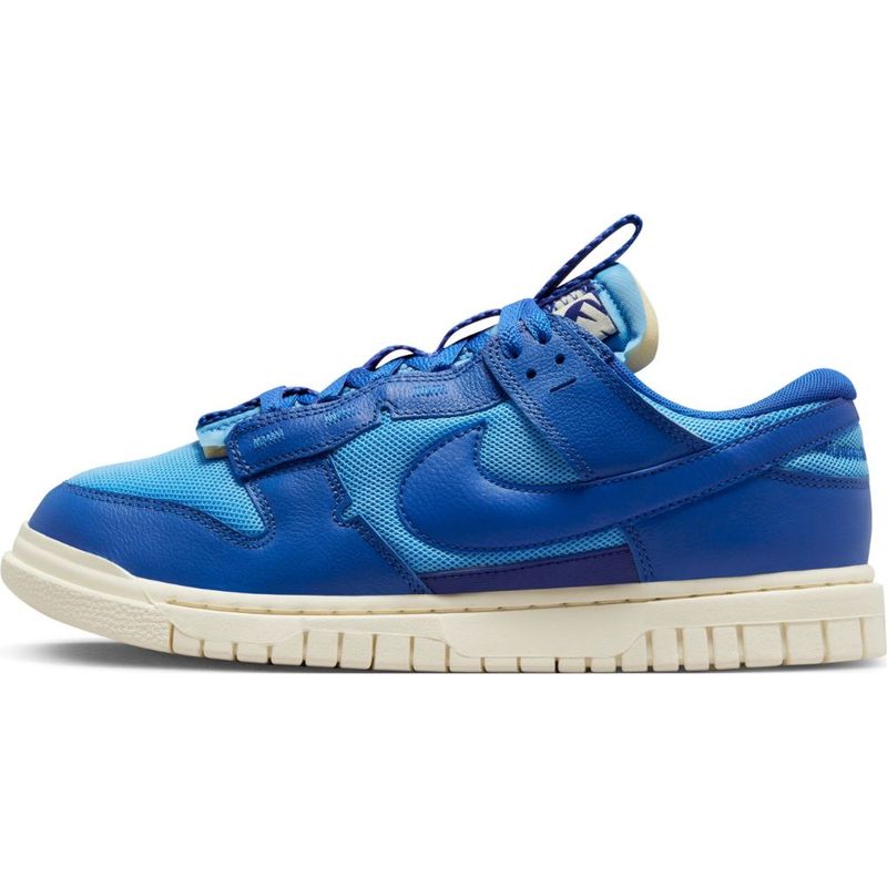 Tenis-nike-para-hombre-Nike-Dunk-Low-Remastered-para-moda-color-azul.-Lateral-Externa-Izquierda
