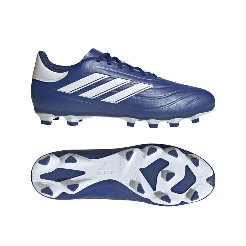 Guayos-adidas-para-hombre-Copa-Pure-2.4-Fxg-para-futbol-color-azul.-Lateral-Y-Suela