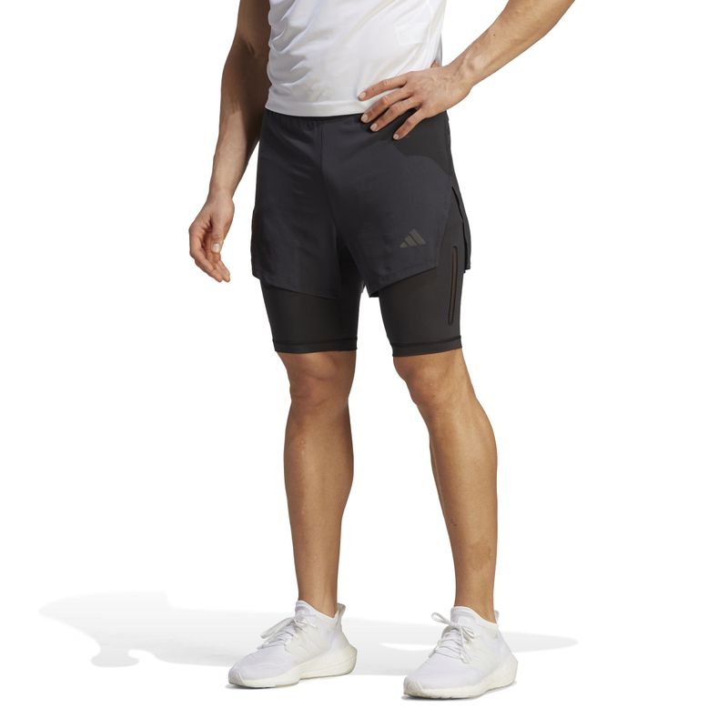 Adidas Hiit El 2N1 Sho Pantaloneta negro de hombre para entrenamiento Referencia IB3466 prochampions