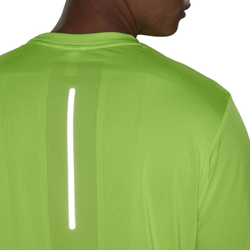 Camiseta-Manga-Corta-adidas-para-hombre-Ulti-Tee-Knit-M-para-correr-color-verde.-Detalle-2
