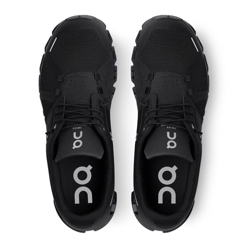 Tenis-on-para-hombre-Cloud-5-para-moda-color-negro.-Capellada