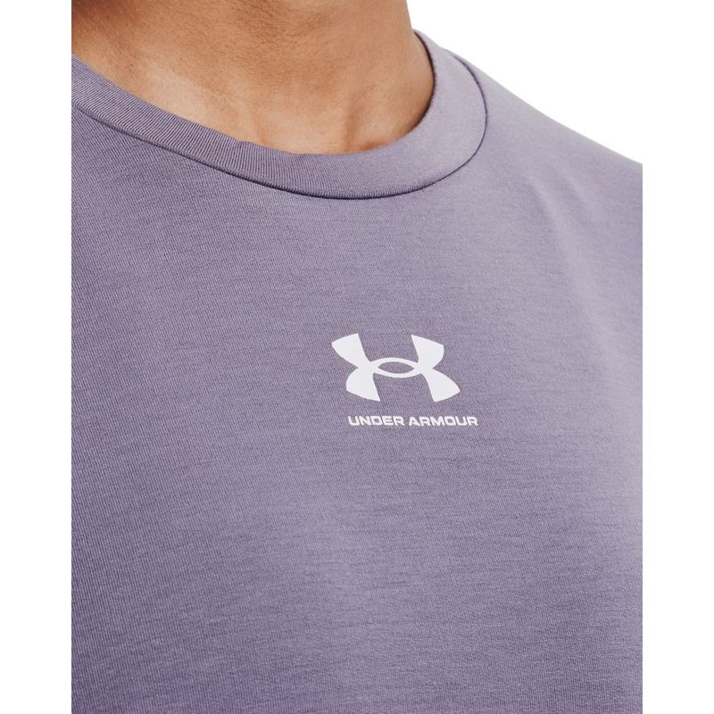 Camiseta-Manga-Larga-under-armour-para-mujer-Rival-Terry-Crew-para-entrenamiento-color-morado.-Cuello