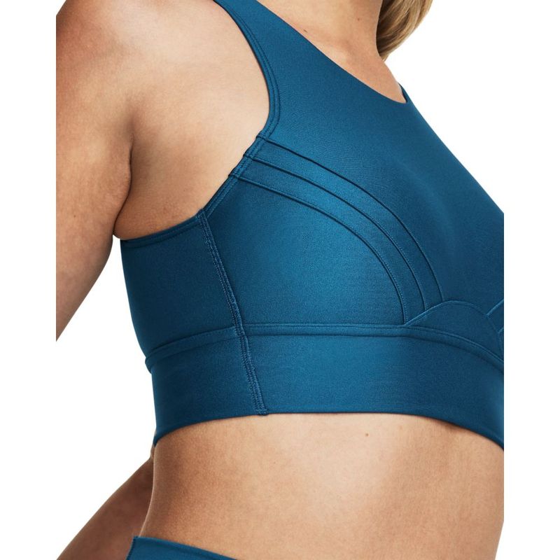 Top-under-armour-para-mujer-Ua-Infinity-Pintuck-Mid-para-entrenamiento-color-azul.-Bolsillo