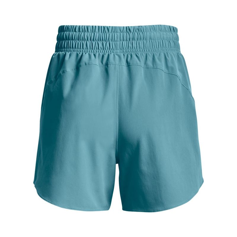 Pantaloneta-under-armour-para-mujer-Flex-Woven-Short-5In-para-entrenamiento-color-azul.-Reverso-Sin-Modelo