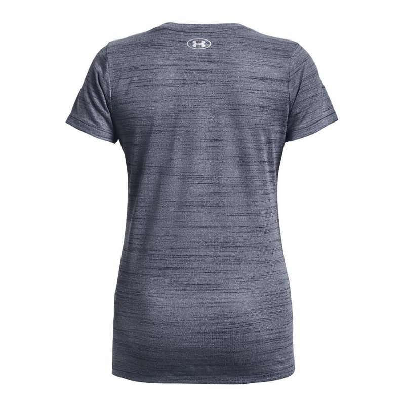 Camiseta-Manga-Corta-under-armour-para-mujer-Ua-Tech-Tiger-Ssc-para-entrenamiento-color-gris.-Reverso-Sin-Modelo