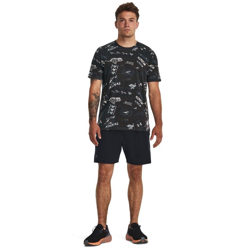Camiseta-Manga-Corta-under-armour-para-hombre-Ua-Run-Like-A-Tee-para-correr-color-negro.-Outfit-Completo