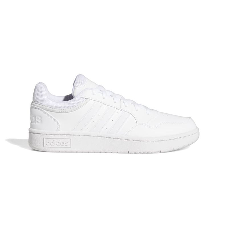 Tenis-adidas-para-mujer-Hoops-3.0-para-moda-color-blanco.-Lateral-Externa-Derecha