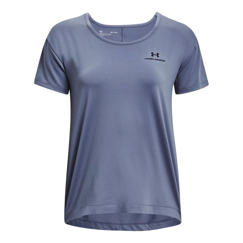 Camiseta-Manga-Corta-under-armour-para-mujer-Ua-Rush-Energy-Core-Ss-para-entrenamiento-color-gris.-Frente-Sin-Modelo
