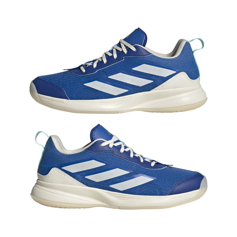 Tenis-adidas-para-mujer-Avaflash-para-tenis-color-azul.-Par-Laterales