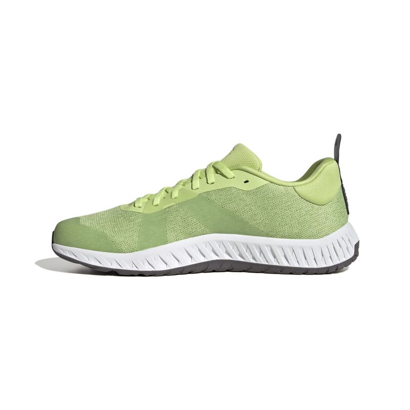 Tenis-adidas-para-hombre-Everyset-Trainer-para-entrenamiento-color-verde.-Lateral-Interna-Izquierda