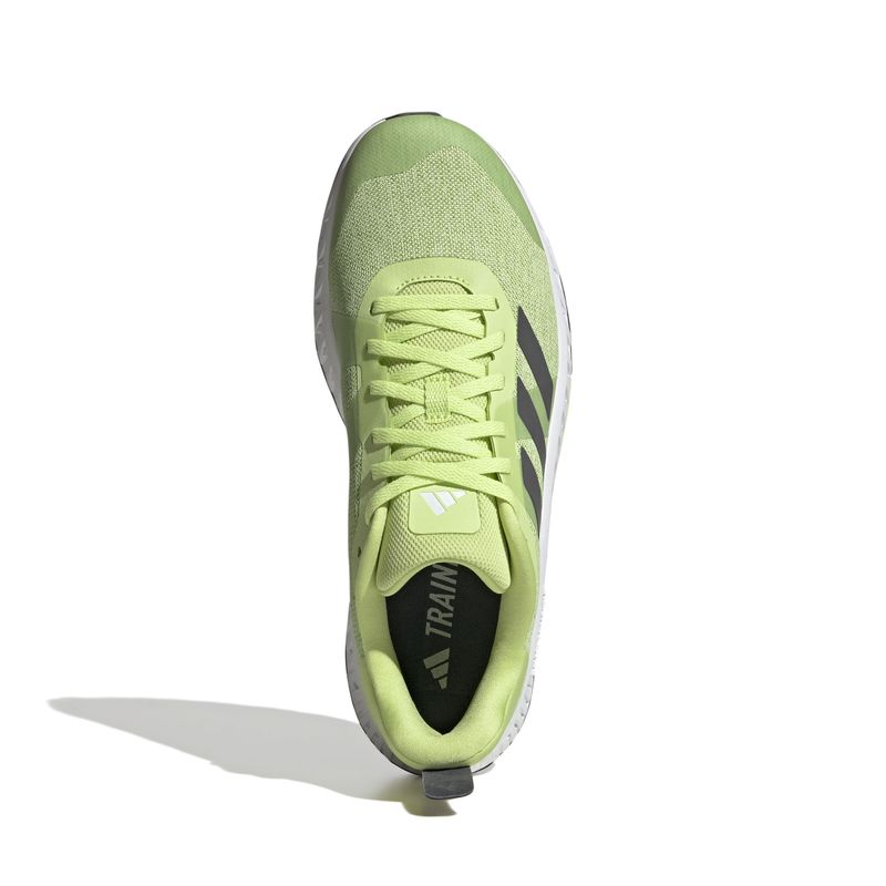Tenis-adidas-para-hombre-Everyset-Trainer-para-entrenamiento-color-verde.-Capellada