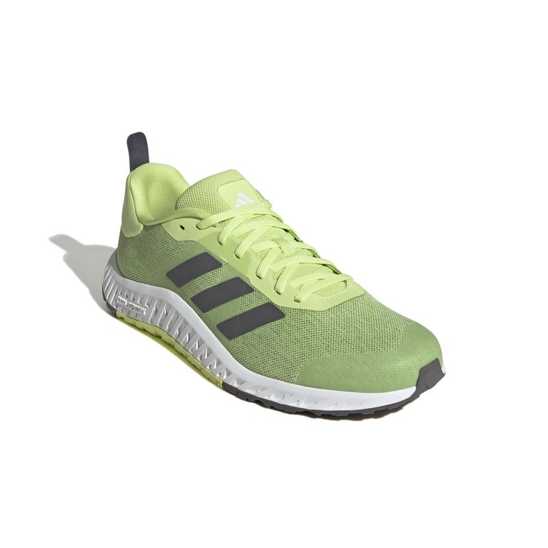 Tenis-adidas-para-hombre-Everyset-Trainer-para-entrenamiento-color-verde.-Par-Alineados
