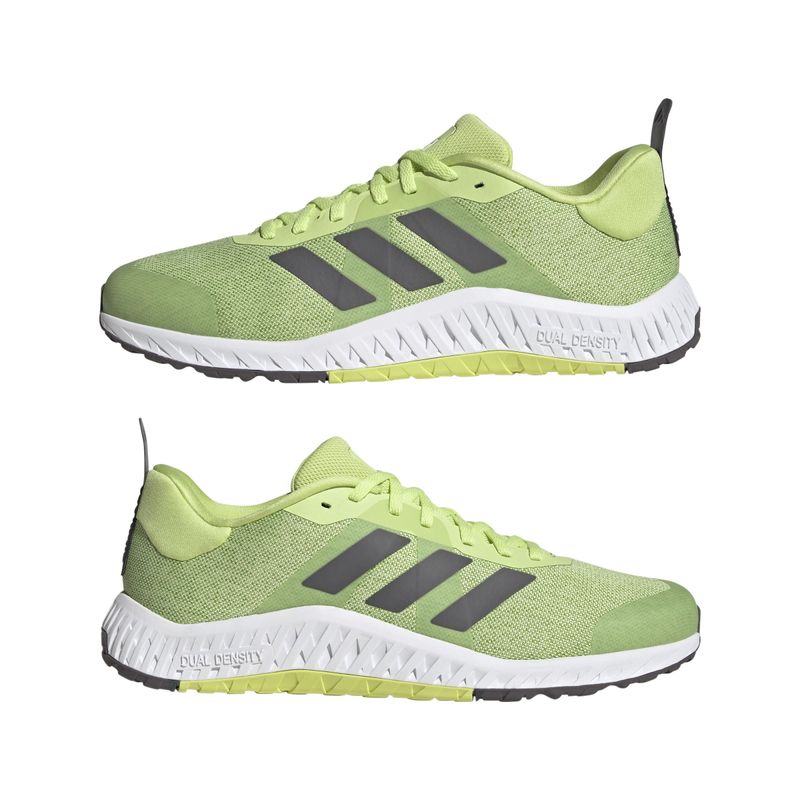 Tenis-adidas-para-hombre-Everyset-Trainer-para-entrenamiento-color-verde.-Par-Laterales