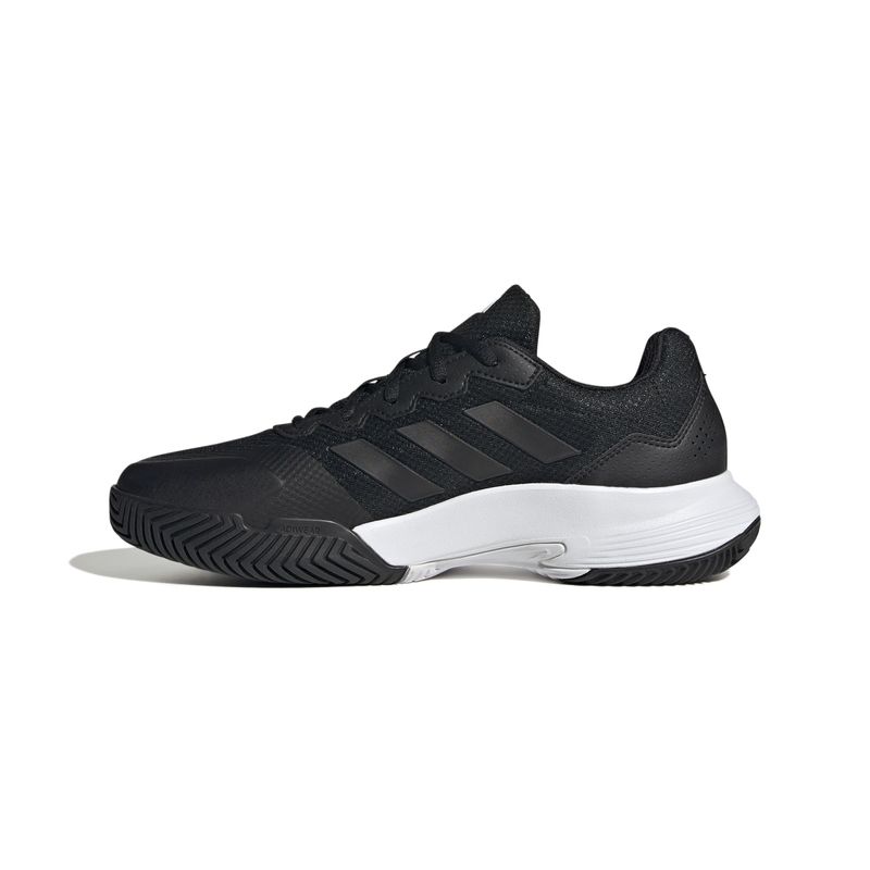 Tenis-adidas-para-hombre-Gamecourt-2-M-para-tenis-color-negro.-Lateral-Interna-Izquierda