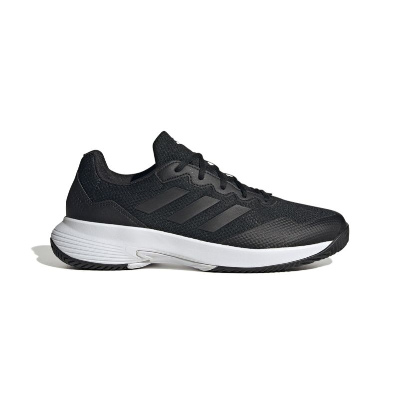 Tenis-adidas-para-hombre-Gamecourt-2-M-para-tenis-color-negro.-Lateral-Externa-Derecha
