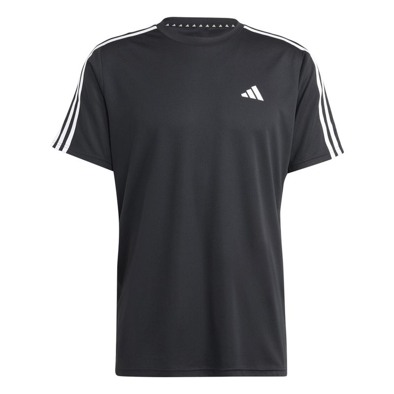 Camiseta-Manga-Corta-adidas-para-hombre-Tr-Es-Base-3S-T-para-entrenamiento-color-negro.-Frente-Sin-Modelo