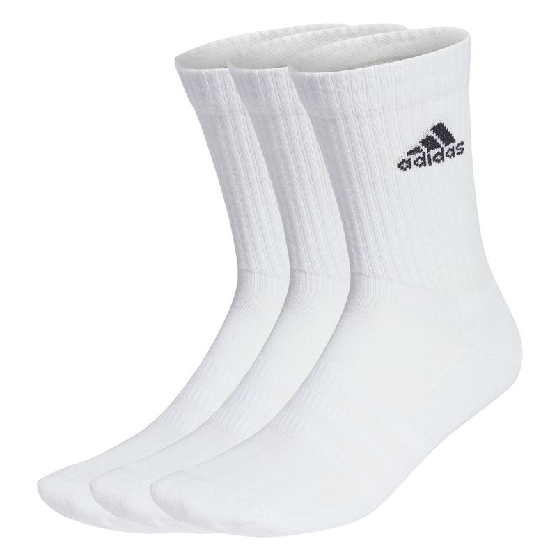Medias-adidas-para-hombre-C-Spw-Crw-3P-para-entrenamiento-color-blanco.-Frente-Sin-Modelo