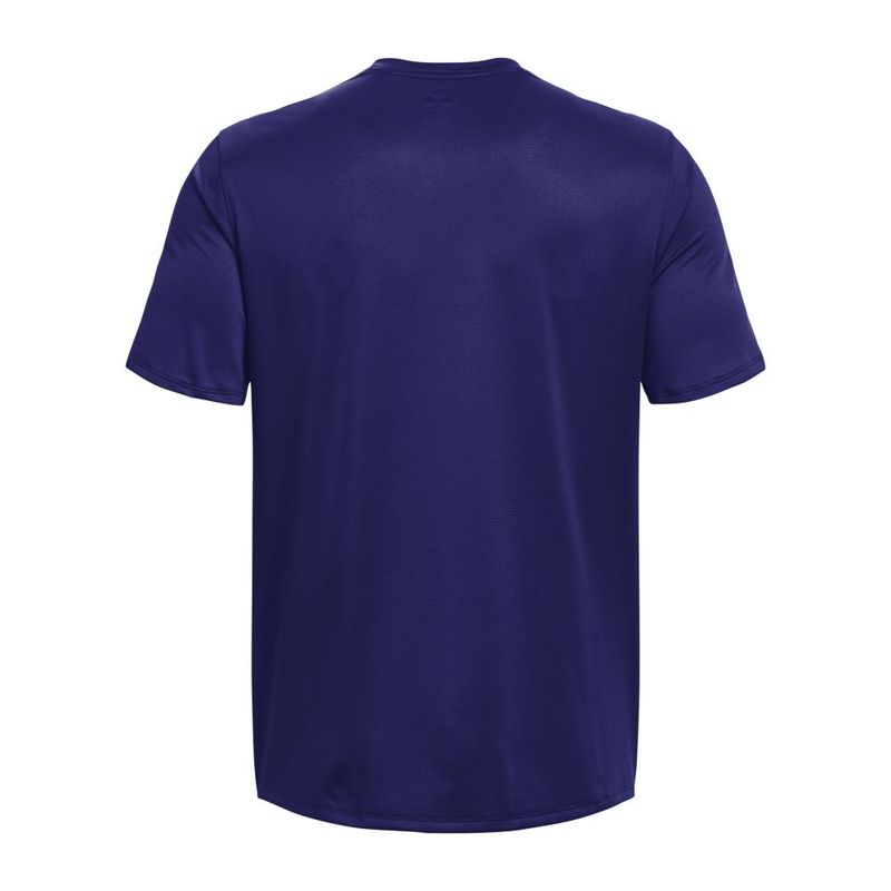 Camiseta-Manga-Corta-under-armour-para-hombre-Ua-Tech-Vent-Ss-para-entrenamiento-color-azul.-Reverso-Sin-Modelo