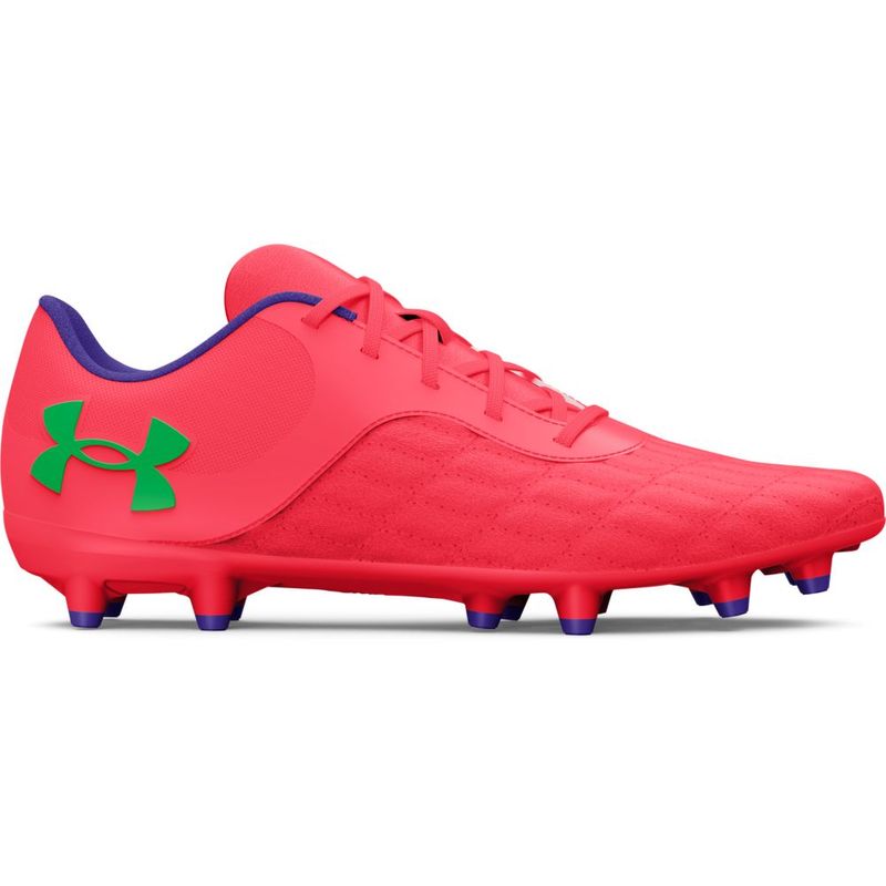 Guayos-under-armour-para-hombre-Ua-Magnetico-Select-3.0-Fg-para-futbol-color-rojo.-Lateral-Externa-Derecha