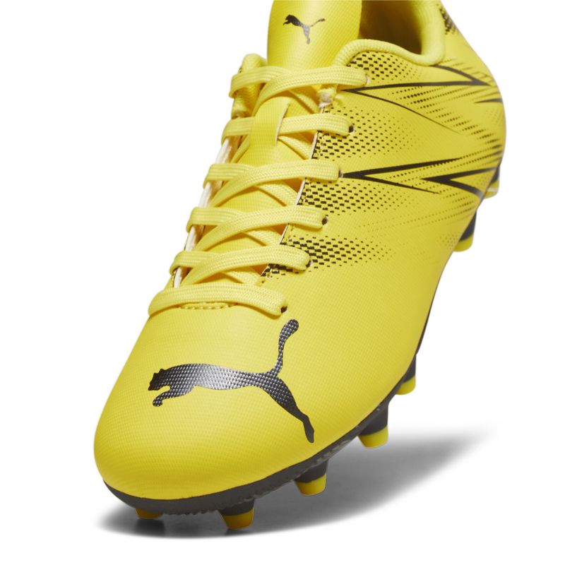 Guayos-puma-para-niño-Attacanto-Fg-para-futbol-color-amarillo.-Capellada