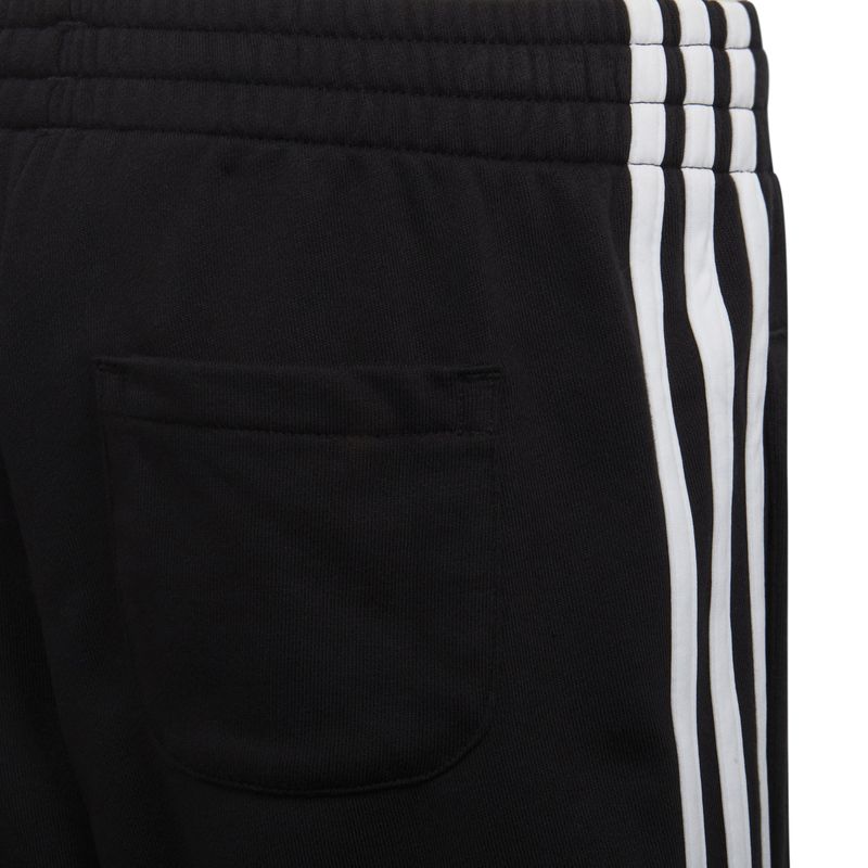 Pantaloneta-adidas-para-niño-Lk-3S-Short-para-moda-color-negro.-Detalle-1