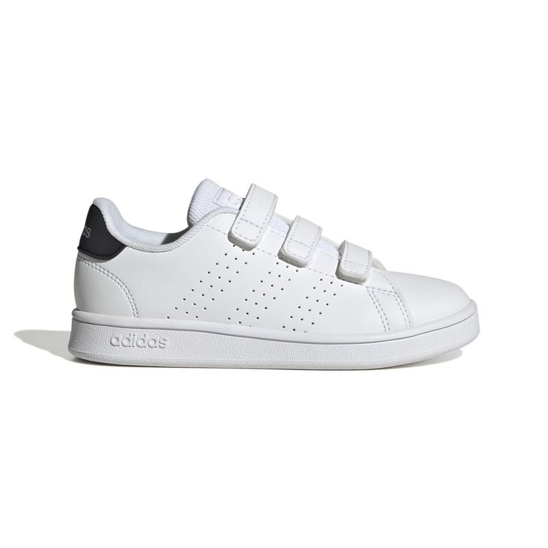 Tenis blancos cheap para niños adidas