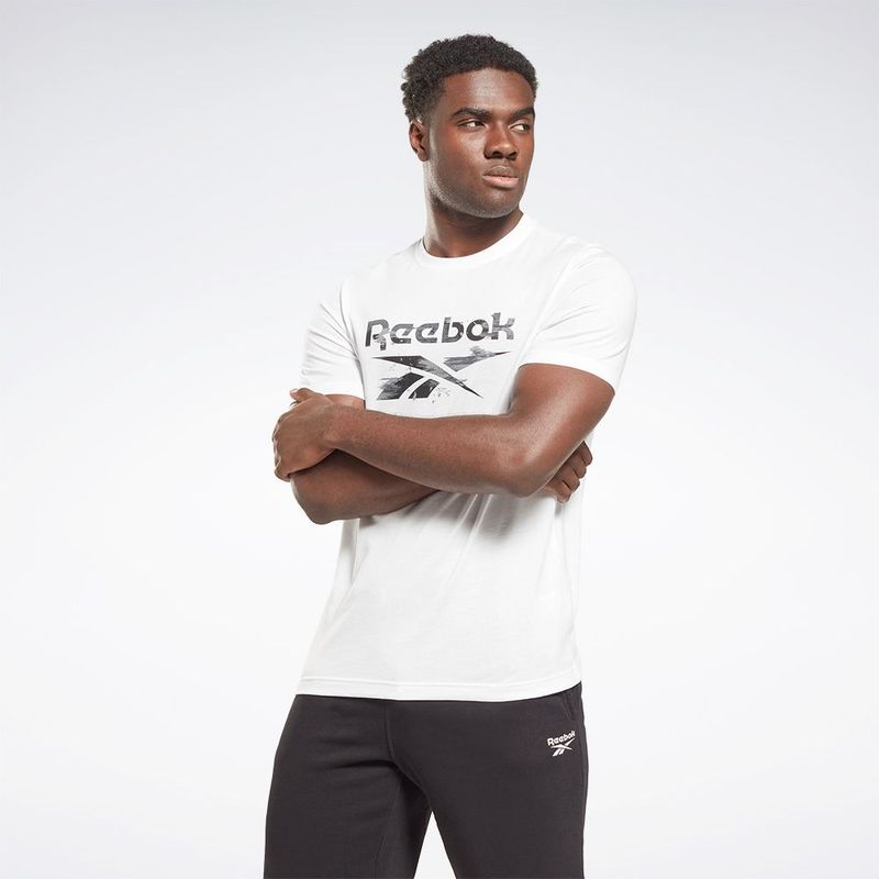 Camiseta reebok cheap classic hombre blanco