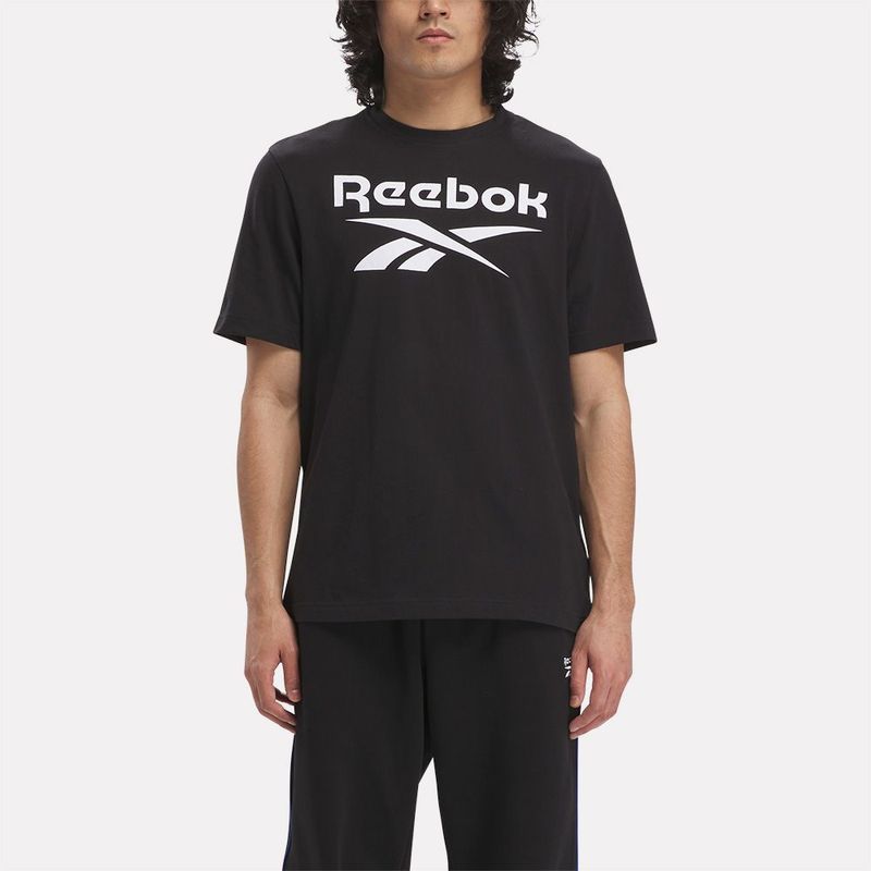 Camisetas on sale reebok negro