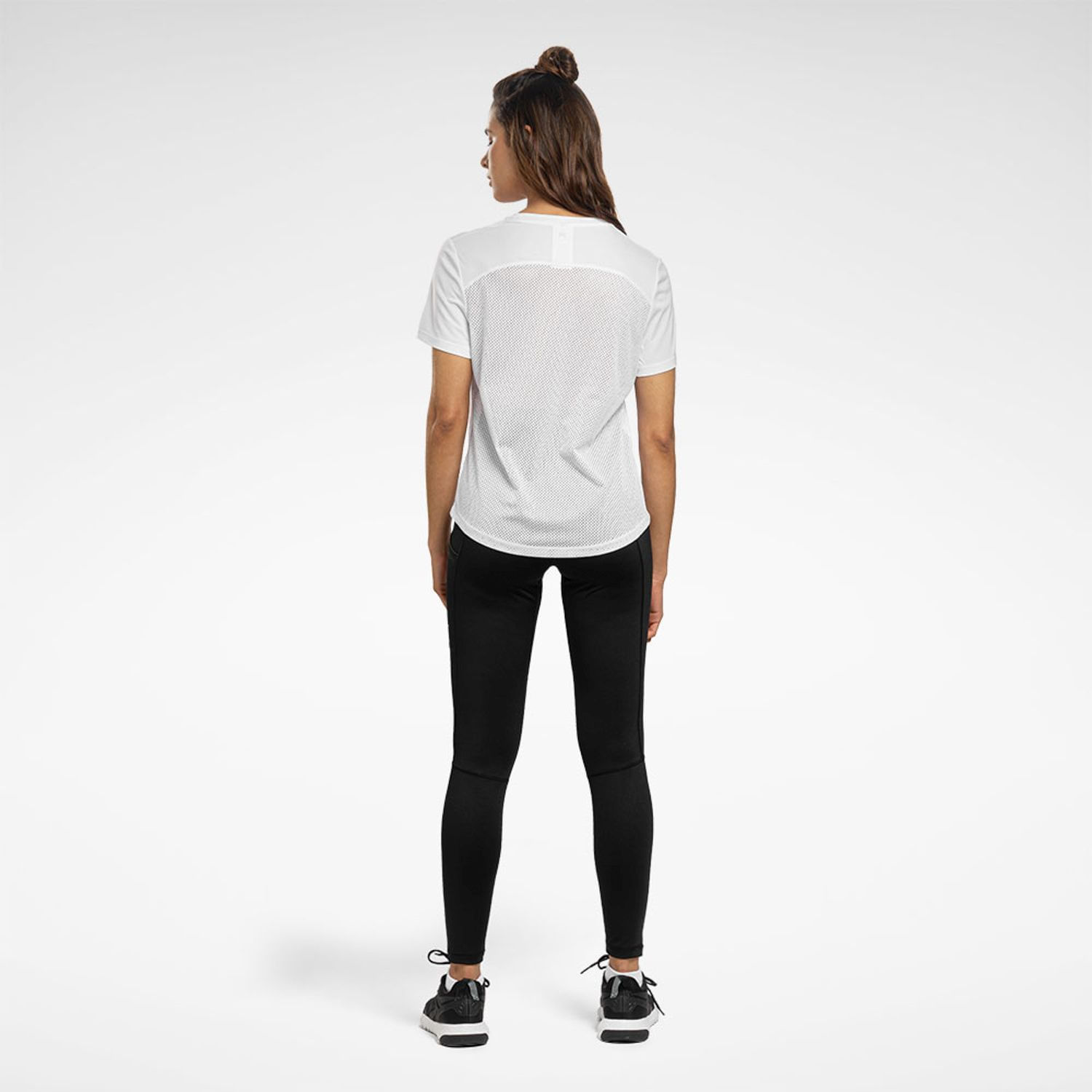 Camiseta Reebok - Blanco - Camiseta Running Mujer, Sprinter