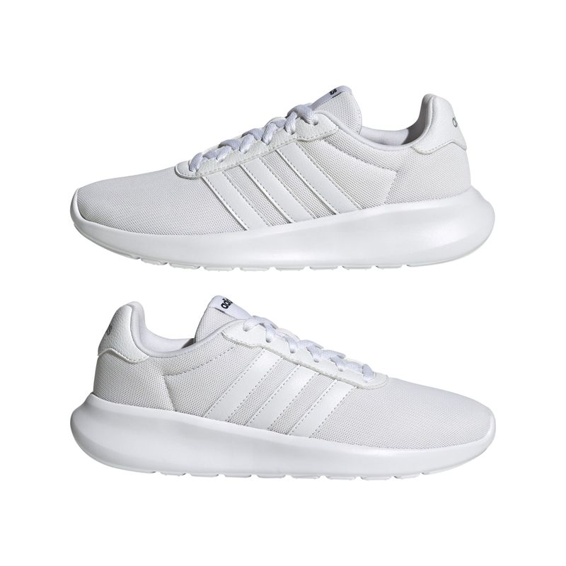 Tenis-adidas-para-mujer-Lite-Racer-3.0-para-correr-color-blanco.-Par-Laterales