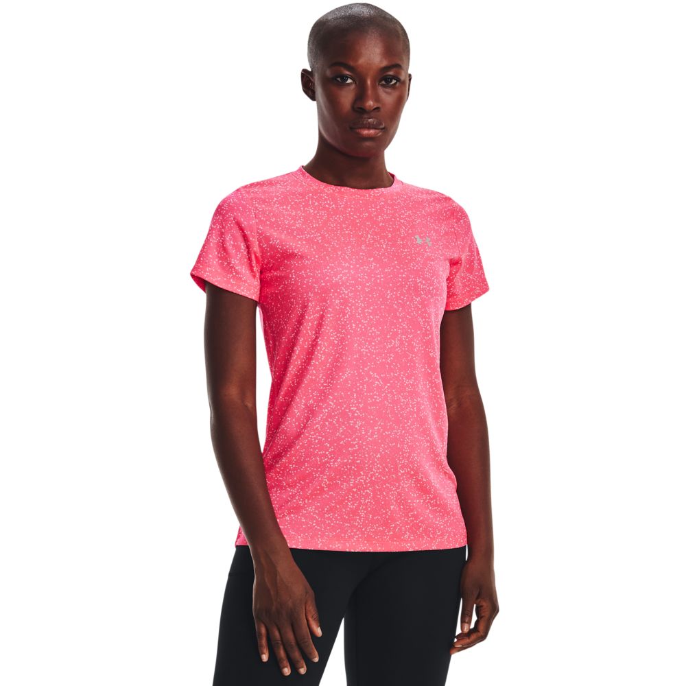 Camiseta técnica Pro GÜIN-GÜIN de Running - Azul/Rosa Mujer