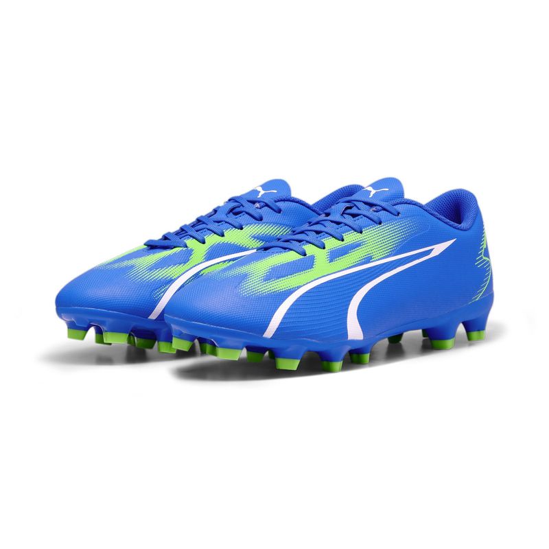 Guayos-puma-para-hombre-Ultra-Play-Fg-Ag-para-futbol-color-azul.-Par-Alineados