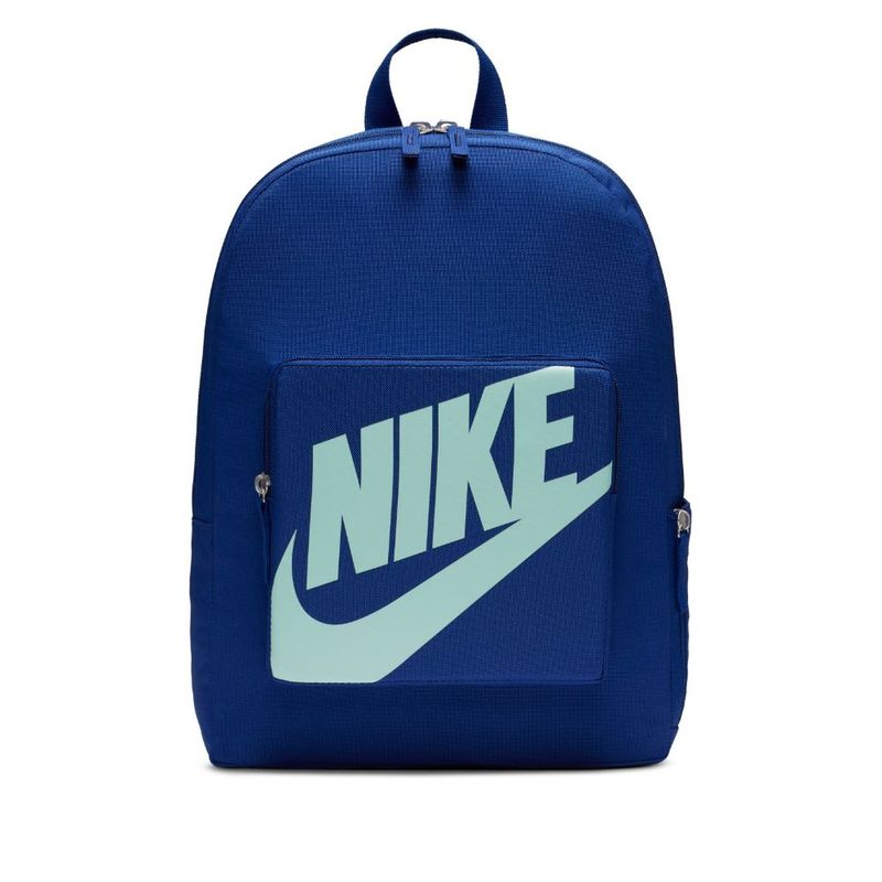 Morral-nike-para-niño-Y-Nk-Classic-Bkpk-para-moda-color-azul.-Frente-Sin-Modelo