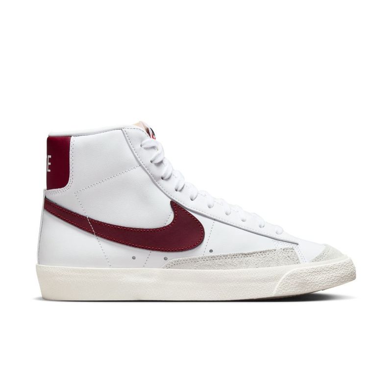 Tenis-nike-para-hombre-Blazer-Mid--77-Vntg-para-moda-color-blanco.-Lateral-Externa-Derecha