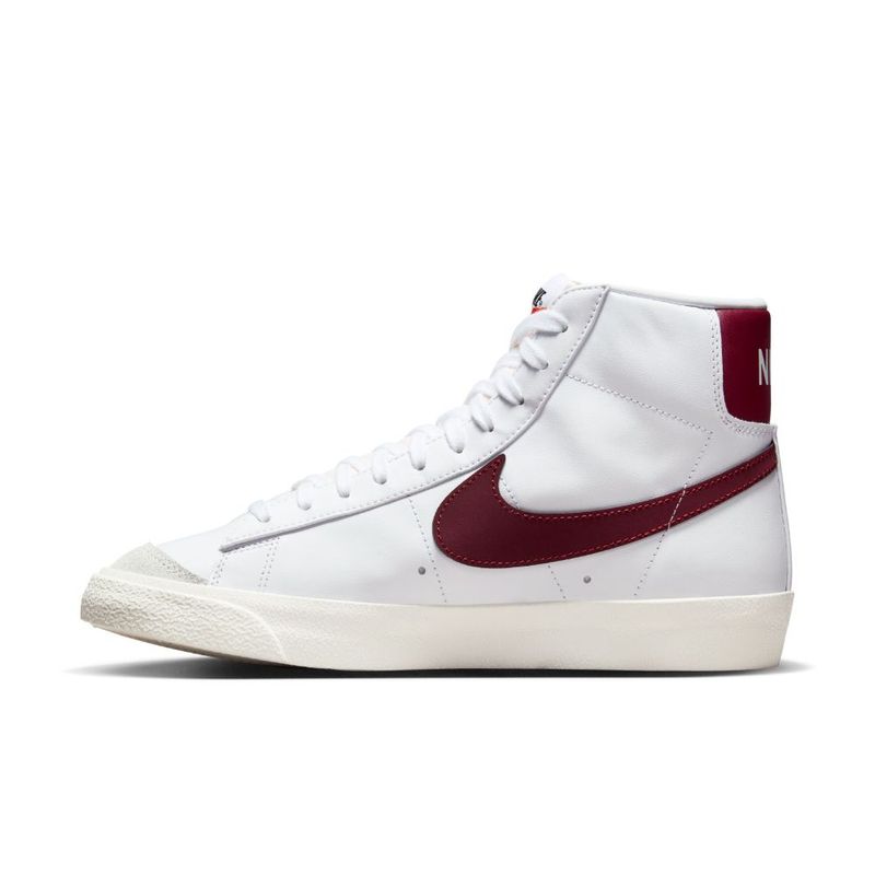 Tenis-nike-para-hombre-Blazer-Mid--77-Vntg-para-moda-color-blanco.-Lateral-Interna-Derecha