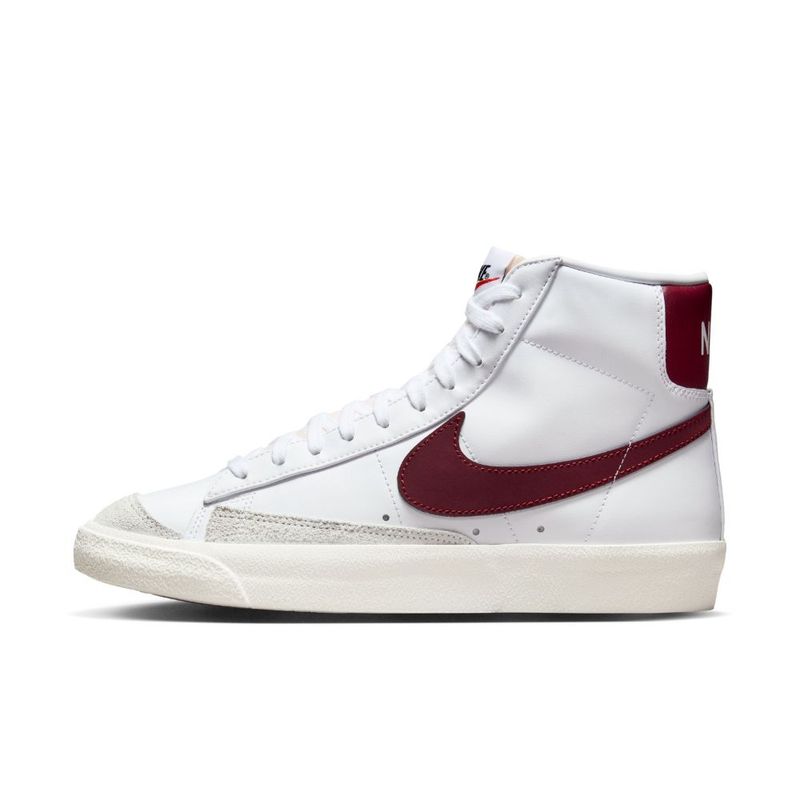 Tenis-nike-para-hombre-Blazer-Mid--77-Vntg-para-moda-color-blanco.-Lateral-Externa-Izquierda