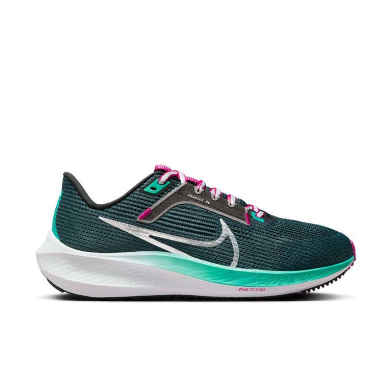Tenis-nike-para-mujer-W-Nike-Air-Zoom-Pegasus-40-para-correr-color-verde.-Lateral-Externa-Derecha