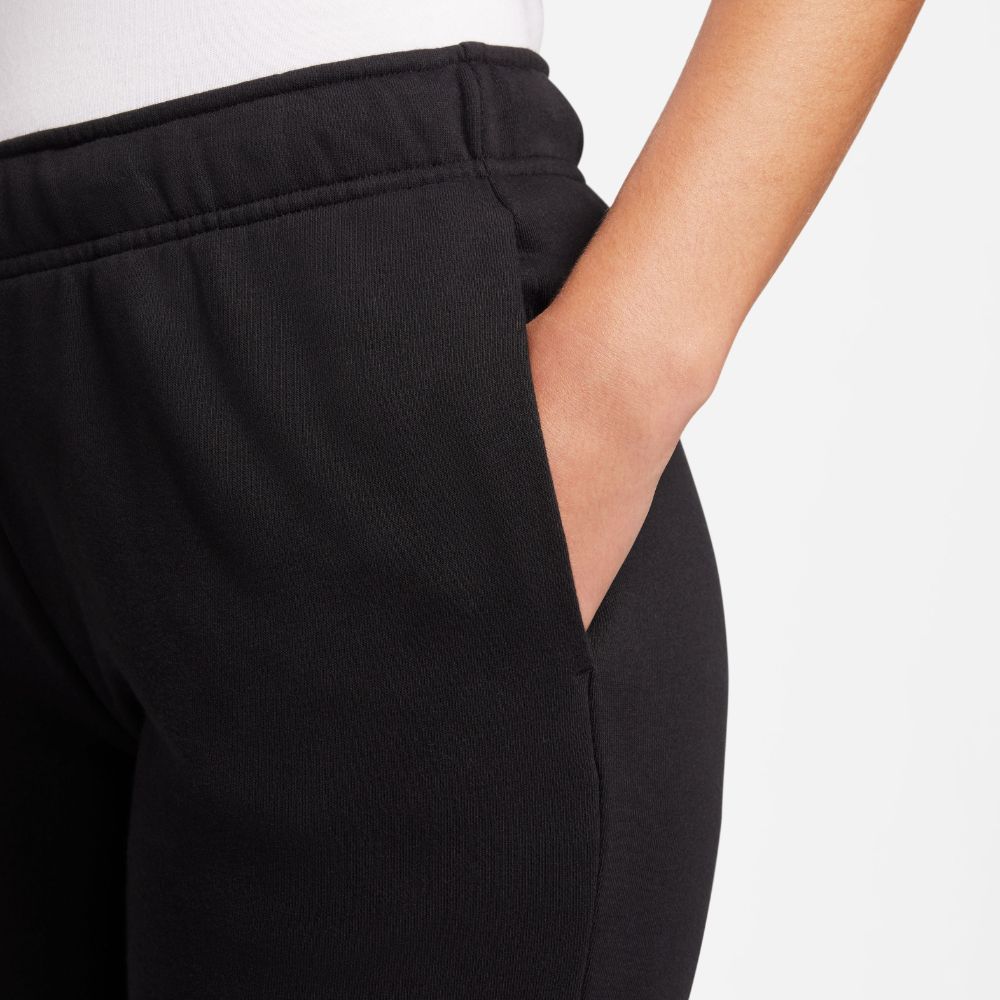 Nike W Nsw Club Flc Shine Mr Pant Pantalón Negro De Mujer Lifestyle