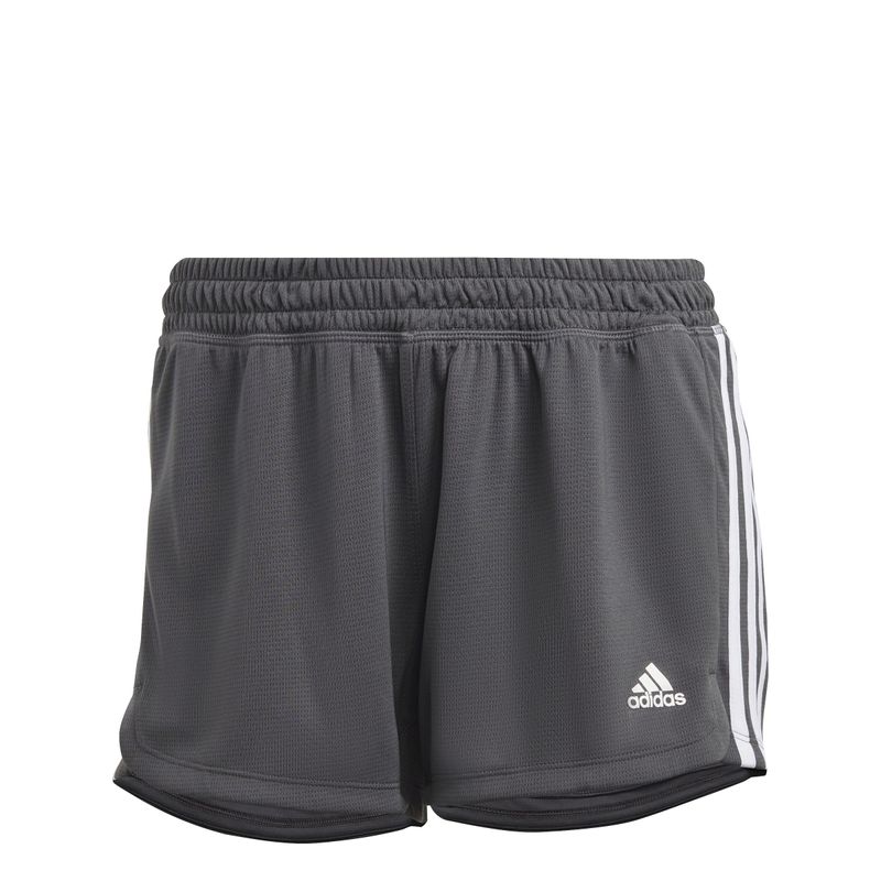 Adidas Pacer 3S Knit Pantaloneta gris de mujer para entrenamiento Referencia HR7829 prochampions