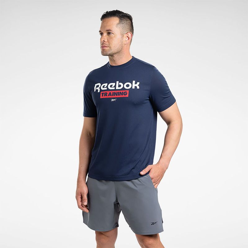 Camiseta Reebok hombre Performance azul REEX2P1MT1BL camiseta hombre  Original