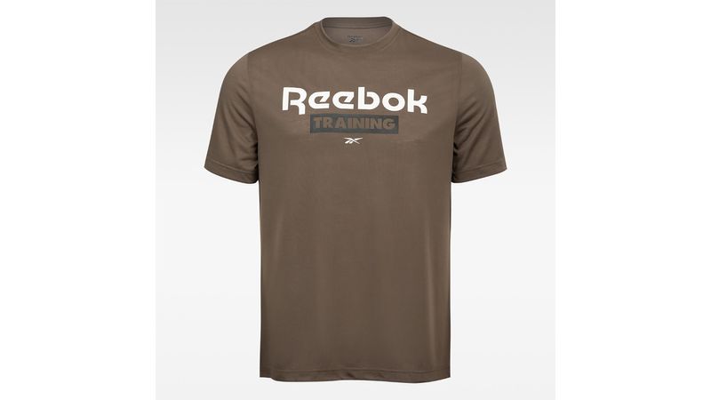 Reebok Training Speedwick Graphic Tee Camiseta Manga Corta cafe de