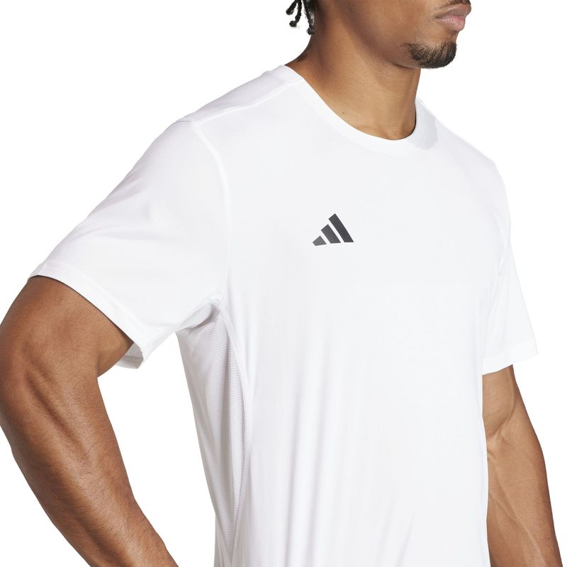 Camiseta-Manga-Corta-adidas-para-hombre-Adizero-E-Tee-para-correr-color-blanco.-Detalle-3